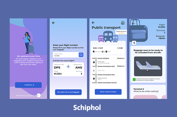 Schiphol: Track your baggage
